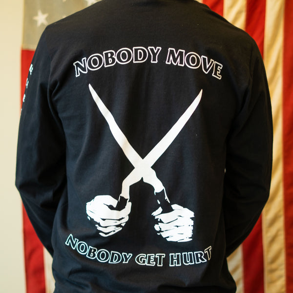 NOBODY MOVE NOBODY GET HURT KILLVILLE Black Long Sleeve