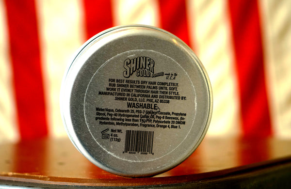 Shiner Gold Pomade Heavy Hold 4oz